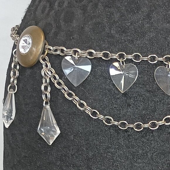 Ferrara Antique Silver Chain Belt